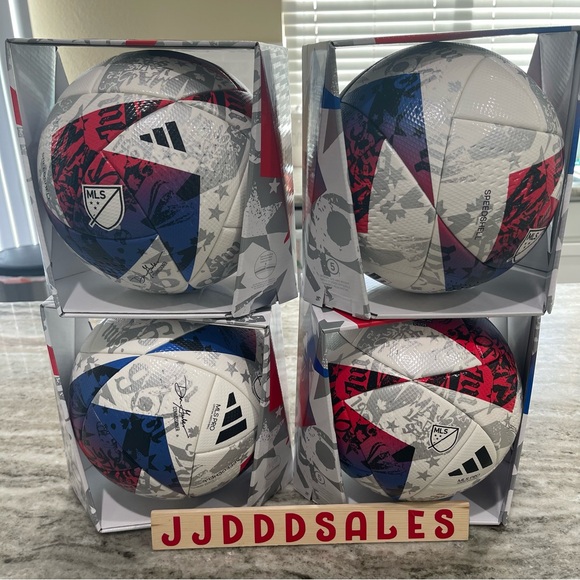 Adidas 2023 MLS Pro Match Soccer Ball Size 5 HT9026 MSRP $170 Lot Of 4 NEW - Picture 1 of 10